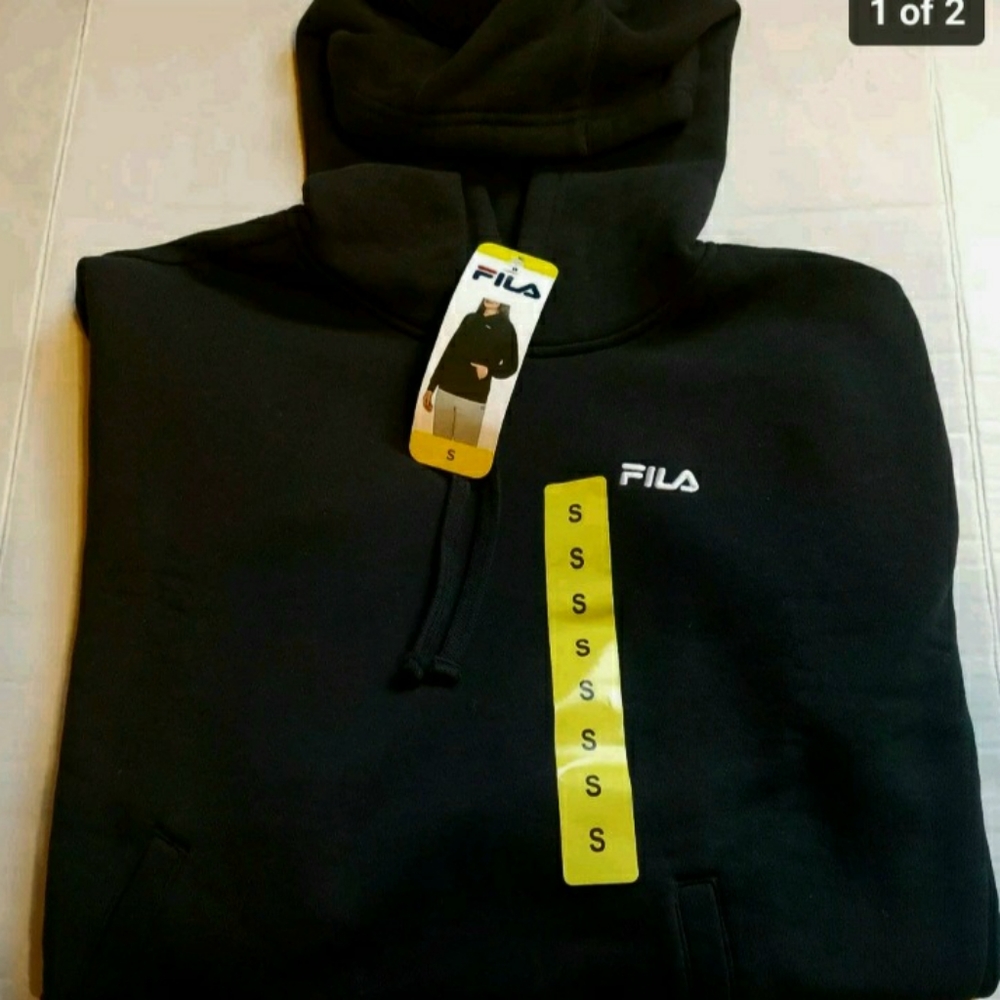 FILA Womens Hoodie Pullover Sweatshirt Jacket